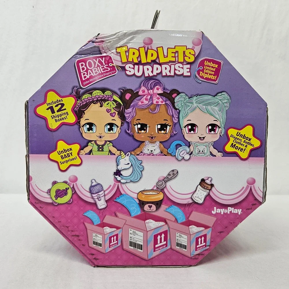 Boxy‎ Babies Triplets Surprise Limited Edition Mystery Unboxing Set Jay@Play